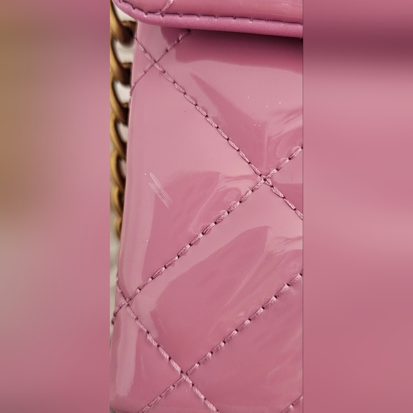 Kurt Geiger Pink Quilted Crossbody Bag LIKE NEW - Picture 8 of 10